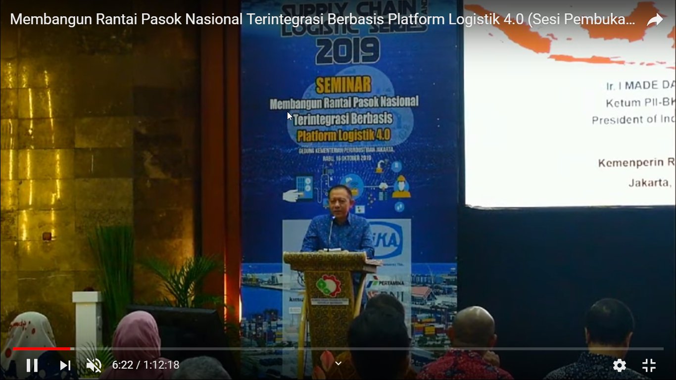 SEMINAR PEMBUKA SUPPLY CHAIN & LOGISTIC SERIES 2019