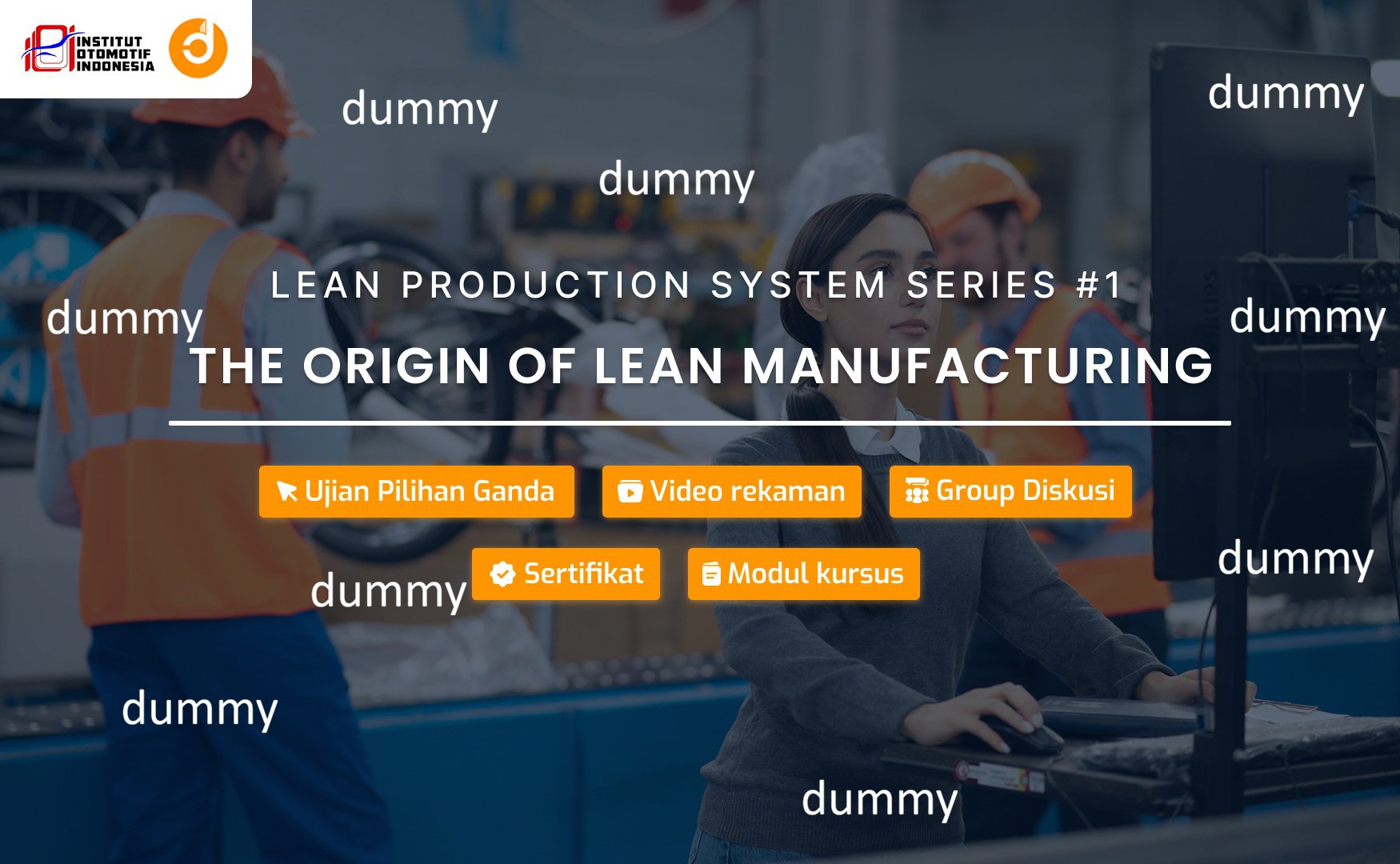 (dummy) The Origin of Lean Manufacturing
