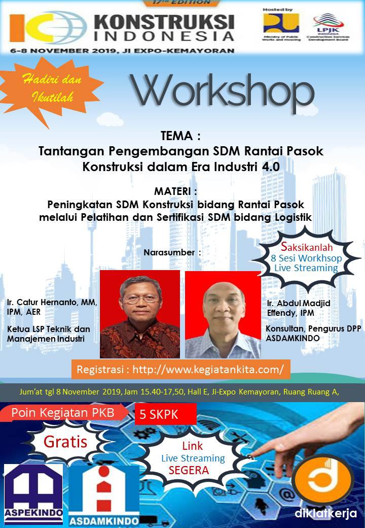 Tantangan Pengembangan SDM Rantai Pasok Konstruksi dalam Era Industri 4.0