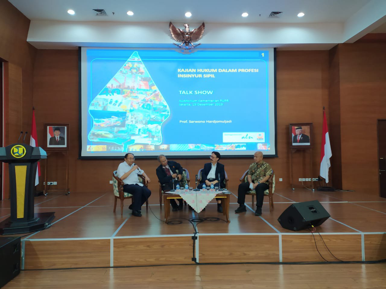 Talkshow Kajian Hukum dalam Profesi Insinyur Sipil