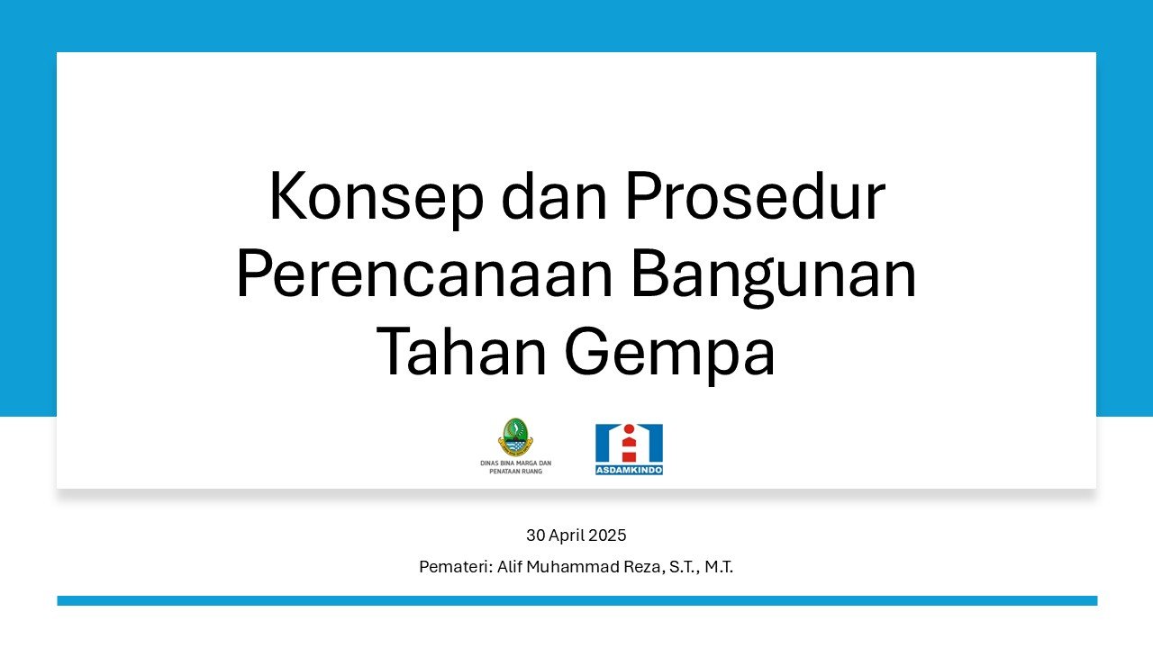 Konsep dan Prosedur Perencanaan Bangunan Tahan Gempa